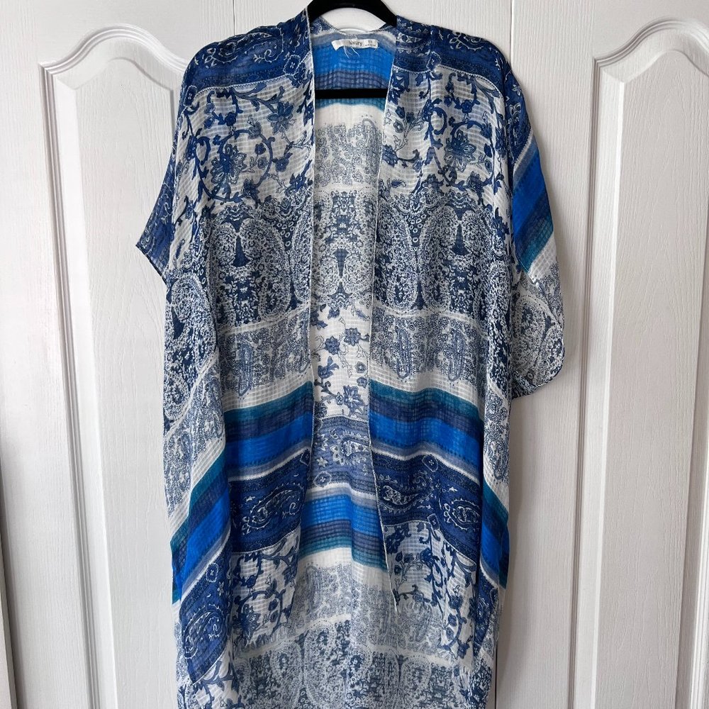 Anthropologie Women's Kimono cover-up O/S